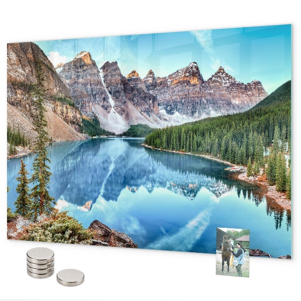 Lavagna magnetica per calamite paesaggio montano