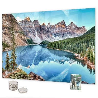 Lavagna magnetica per calamite paesaggio montano