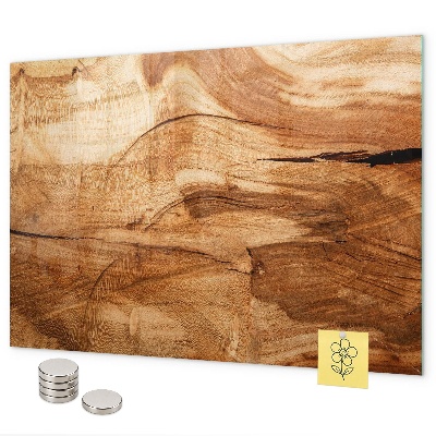 Lavagna magnetica per calamite Trama effetto legno