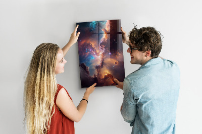 Pittura lavagna magnetica Spazio galattico