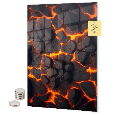 Pittura lavagna magnetica lava vulcanica