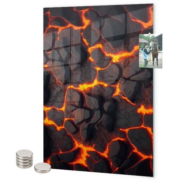 Pittura lavagna magnetica lava vulcanica