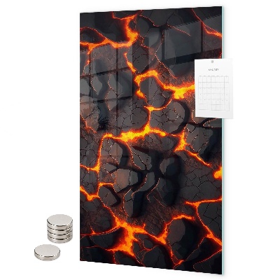 Pittura lavagna magnetica lava vulcanica