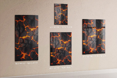 Pittura lavagna magnetica lava vulcanica