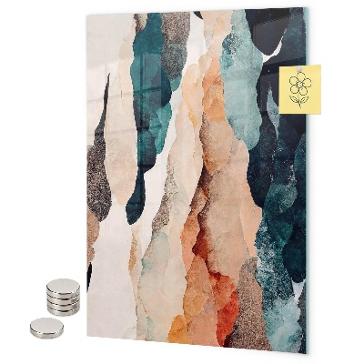 Pittura lavagna magnetica Punti astratti