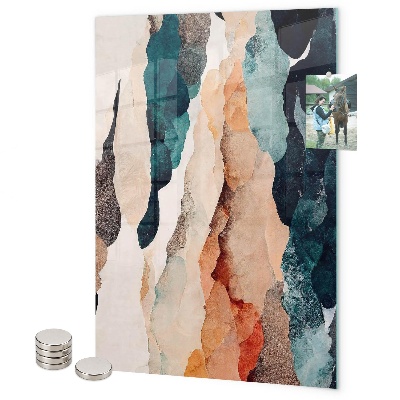Pittura lavagna magnetica Punti astratti