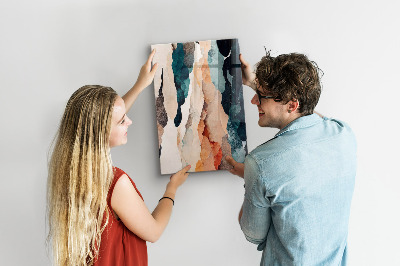 Pittura lavagna magnetica Punti astratti
