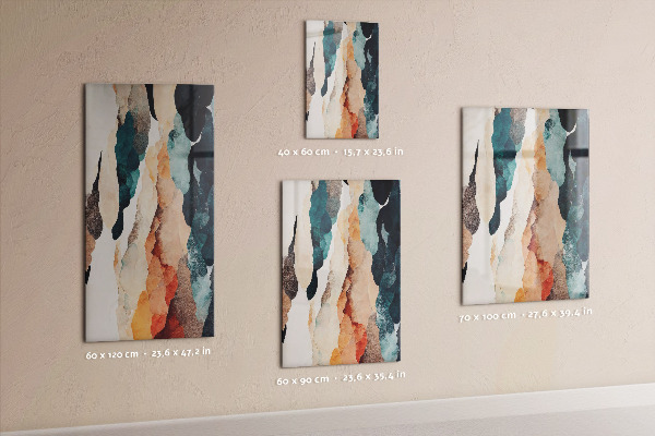 Pittura lavagna magnetica Punti astratti