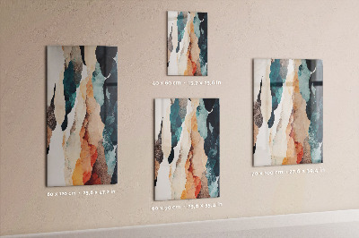 Pittura lavagna magnetica Punti astratti