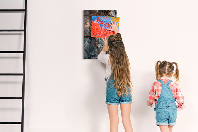 Pittura lavagna magnetica Arte del marmo