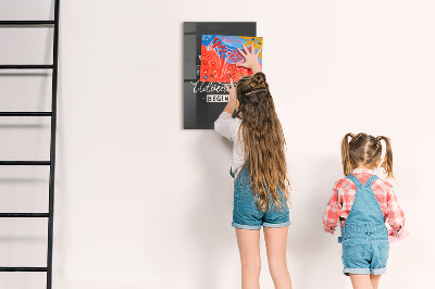 Pittura lavagna magnetica L'avventura ha inizio