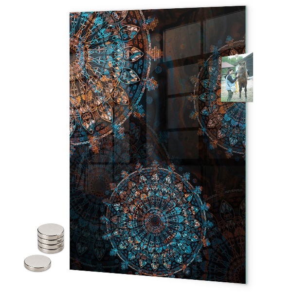 Pittura lavagna magnetica foglie esotiche