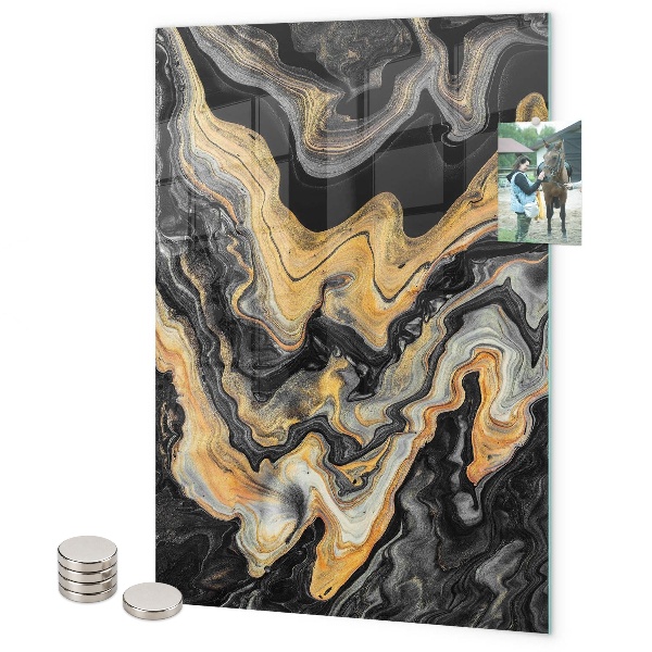 Pittura lavagna magnetica marmo dorato