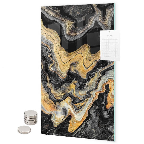 Pittura lavagna magnetica marmo dorato