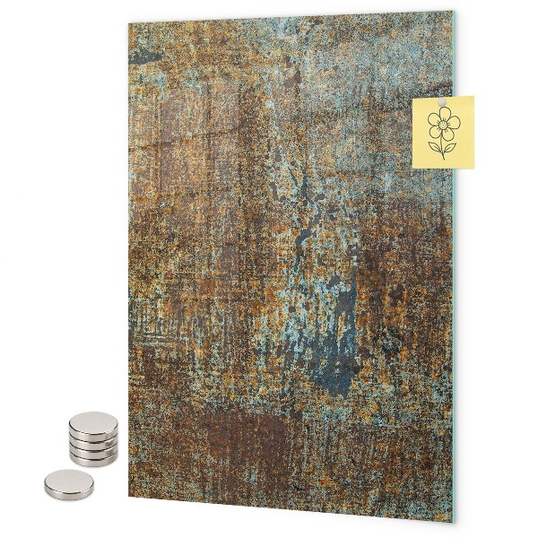 Lavagna magnetica da parete Ruggine