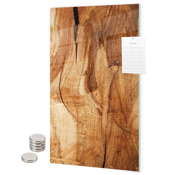 Pittura lavagna magnetica Legno naturale