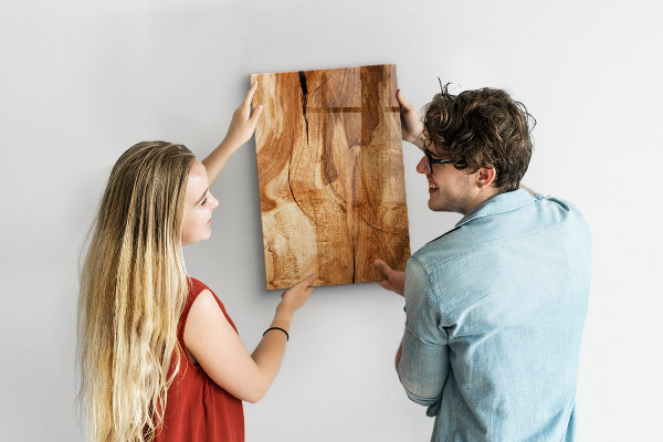 Pittura lavagna magnetica Legno naturale