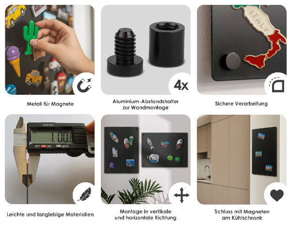 Pannello magnetico per calamite di viaggio dalle vacanze