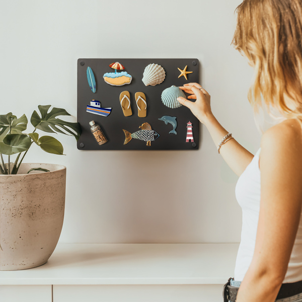 Pannello magnetico per calamite di viaggio dalle vacanze