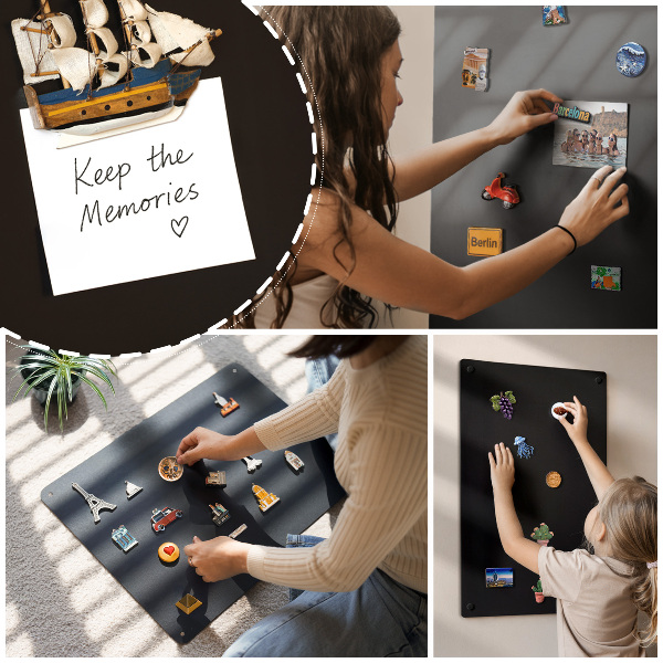 Pannello magnetico per calamite di viaggio dalle vacanze
