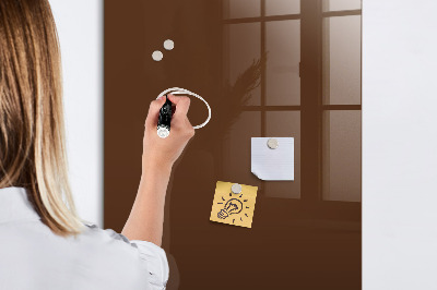 Lavagna magnetica con pennarelli Una lavagna elegante per appunti e foto.