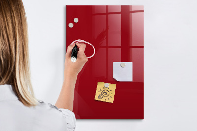 Lavagna magnetica scrivibile Una lavagna colorata per appunti e foto.