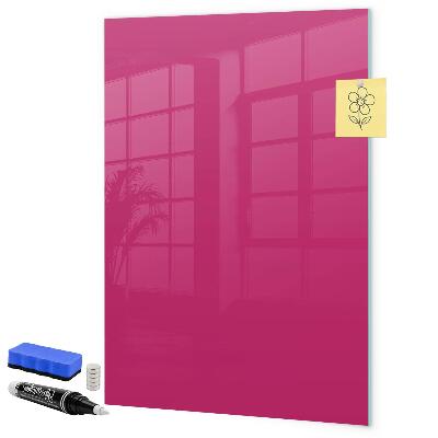 Lavagna magnetica con pennarelli Una lavagna colorata per appunti e foto.