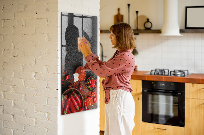 Lavagna magnetica con pennarelli Promemoria di Pepper Kitchen