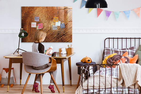 Lavagna magnetica scrivibile Lavagna per appunti in stile rustico
