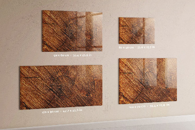 Lavagna magnetica con pennarelli Organizzatore di foto su tavola di legno