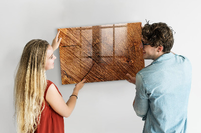 Lavagna magnetica con pennarelli Organizzatore di foto su tavola di legno