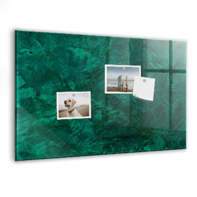 Lavagna magnetica con pennarelli Lavagna verde per appunti e foto