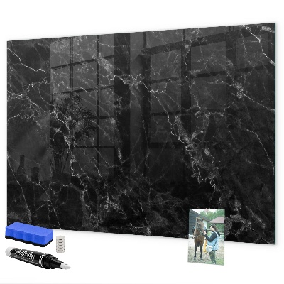 Lavagna magnetica con pennarelli Lavagna moderna per appunti e foto