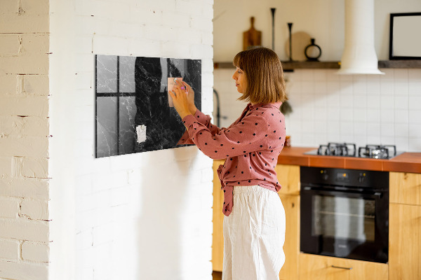 Lavagna magnetica con pennarelli Lavagna moderna per appunti e foto
