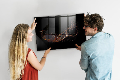 Lavagna magnetica scrivibile Pannello creativo per esporre foto