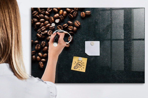 Lavagna magnetica scrivibile Caffè e ricordi, tutto in un unico luogo.