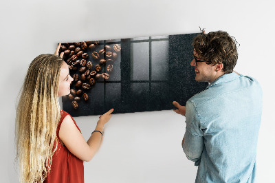 Lavagna magnetica scrivibile Caffè e ricordi, tutto in un unico luogo.