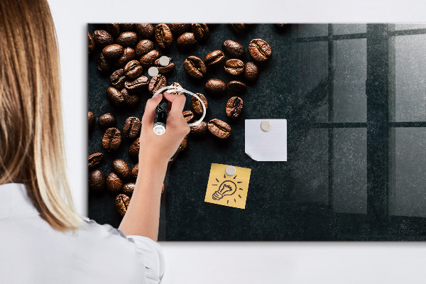 Lavagna magnetica scrivibile Caffè e ricordi, tutto in un unico luogo.