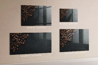 Lavagna magnetica scrivibile Caffè e ricordi, tutto in un unico luogo.