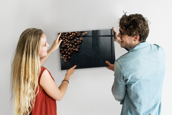 Lavagna magnetica scrivibile Caffè e ricordi, tutto in un unico luogo.