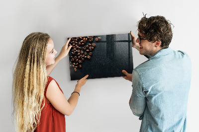 Lavagna magnetica scrivibile Caffè e ricordi, tutto in un unico luogo.
