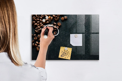 Lavagna magnetica scrivibile Caffè e ricordi, tutto in un unico luogo.