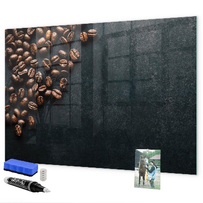 Lavagna magnetica scrivibile Caffè e ricordi, tutto in un unico luogo.