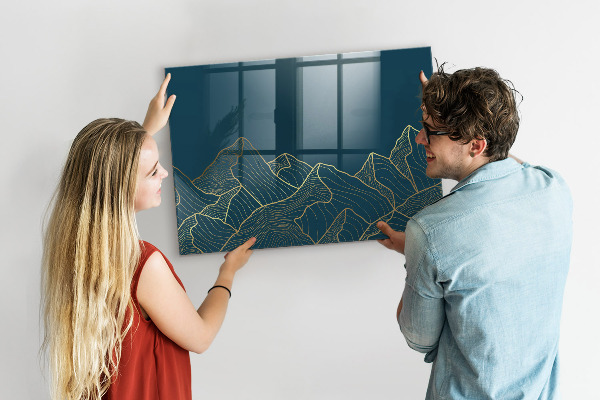 Lavagna magnetica scrivibile Lavagna moderna per appunti e foto