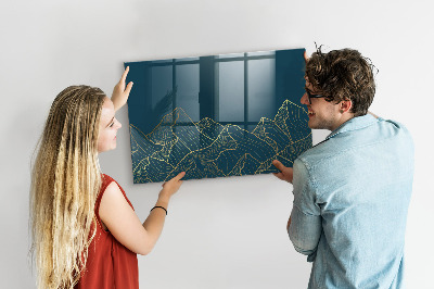 Lavagna magnetica scrivibile Lavagna moderna per appunti e foto
