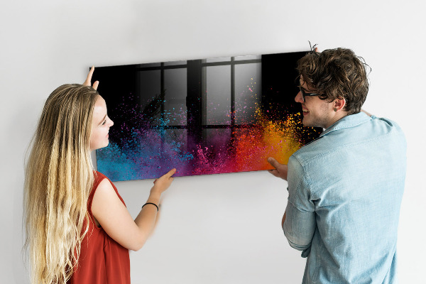 Lavagna magnetica scrivibile Poster colorato per appunti e foto