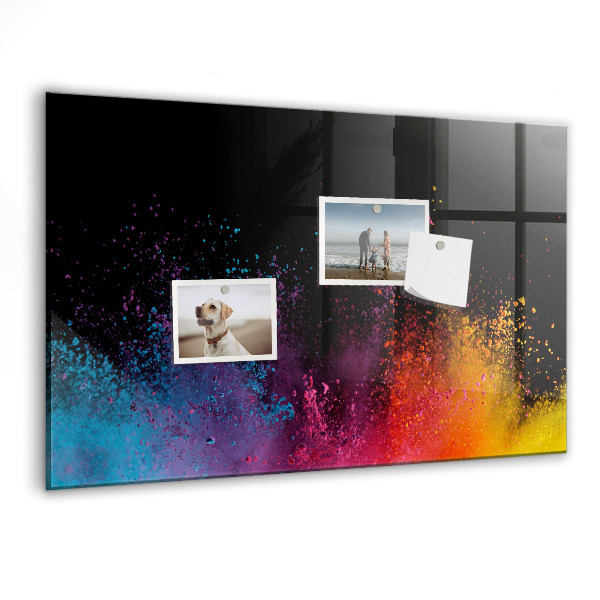 Lavagna magnetica scrivibile Poster colorato per appunti e foto
