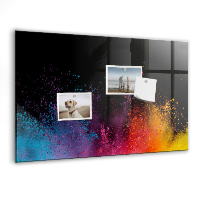 Lavagna magnetica scrivibile Poster colorato per appunti e foto
