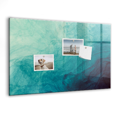Lavagna magnetica scrivibile Una lavagna colorata per appunti e foto.