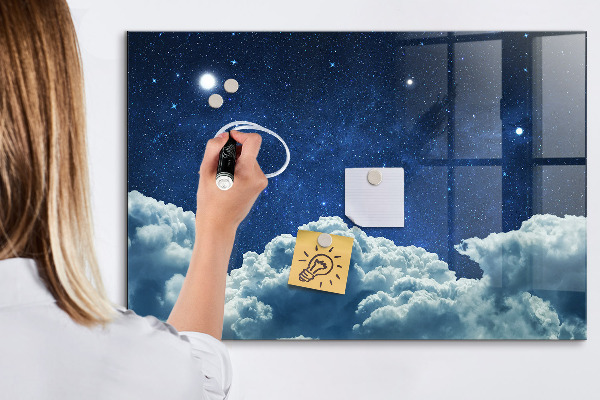 Lavagna magnetica scrivibile Una bacheca per appunti e foto
